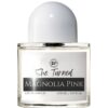 Perfume bottle of She Turned Magnolia Pink by Bois et Fleurs Parfums, highlighting notes of magnolia, blackberry, quince flower, passion fruit, and soft white musk.