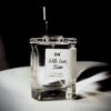 Perfume bottle of With Love, Elina by Bois et Fleurs Parfums, featuring notes of rhubarb, litchi, Turkish rose, peony, vanilla, and white musk.