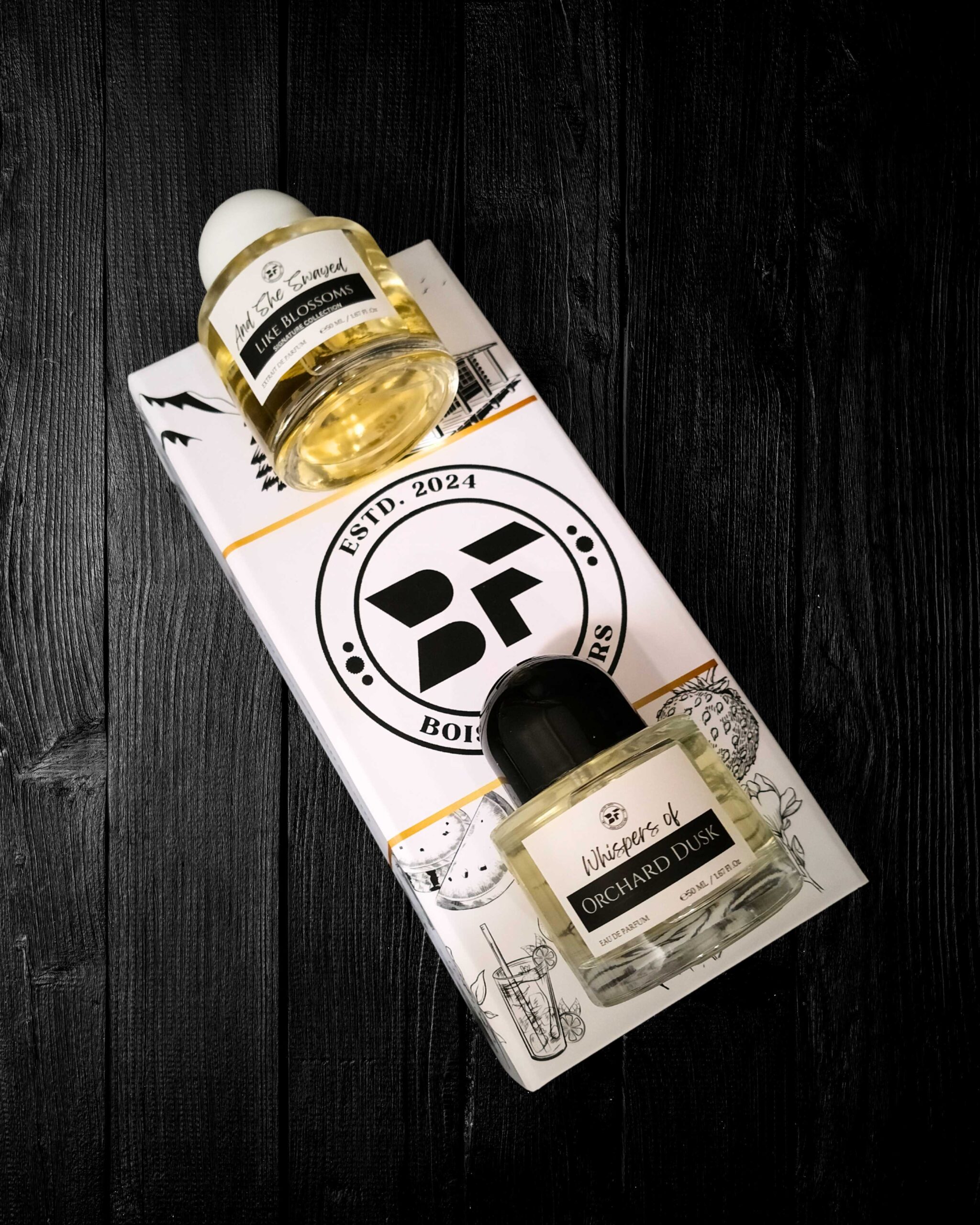 30ml combo set of 2 perfumes by Bois et Fleurs Parfums – customizable artisanal fragrances for all seasons