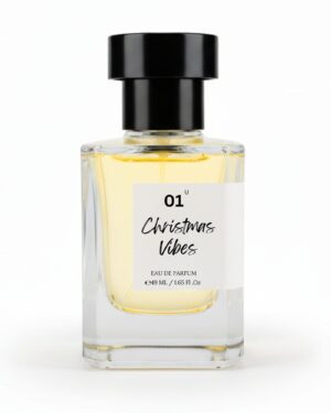 Christmas Vibes Eau de Parfum bottle – unisex winter gourmand perfume with candied apple, cognac and vanilla oak notes, Bois et Fleurs Parfums India.