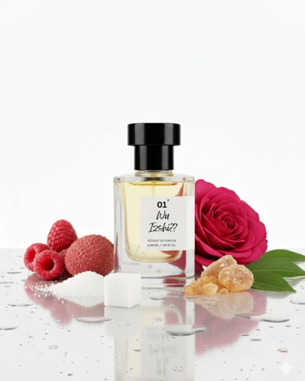 Wu Izshi?? raspberry litchi rose extrait de parfum by Bois et Fleurs Parfums with notes of litchi and raspberry