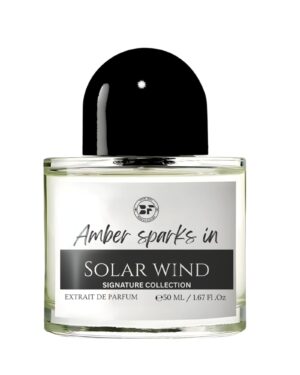 Solar Wind Extrait de Parfum bottle – citrus musk office-safe perfume for Indian weather