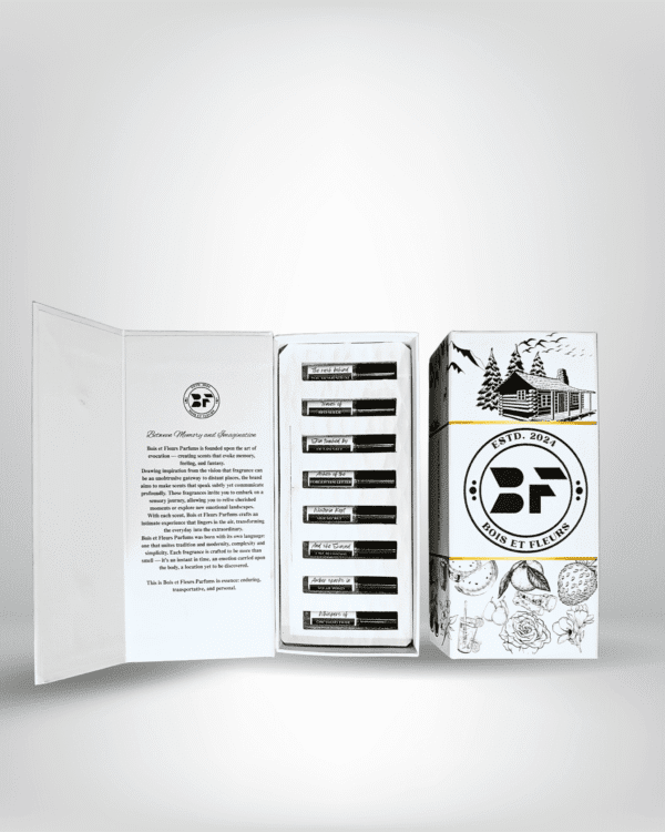 sample-set.png | Bois et Fleurs Parfums Perfumes Sample Set 8 x 2.7 ml by Bois et Fleurs Parfums