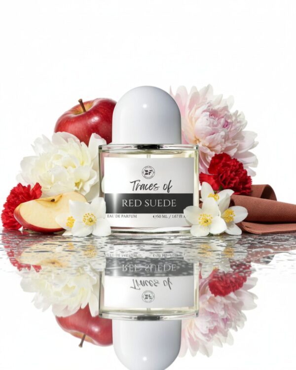 Red Suede perfume – suede and white musk Eau de Parfum with notes